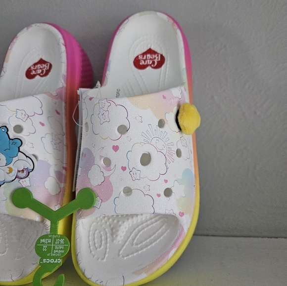 NWT CROCS X Care Bears Stomp Slides - Picture 8 of 9